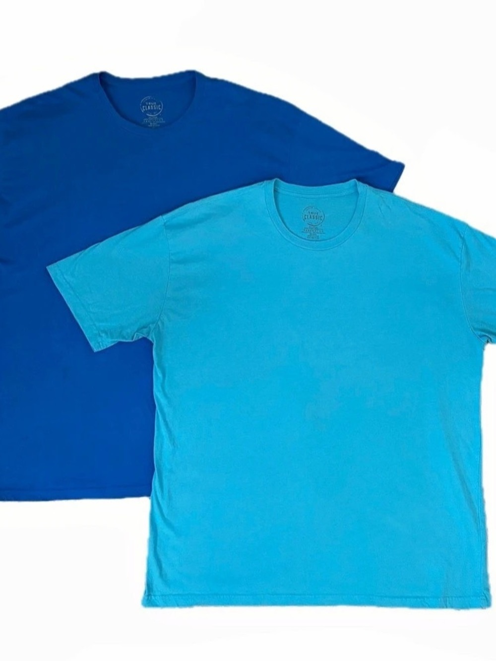True Classic Crew Neck Tee 2-Pack Crew Neck Tees XXL Blue & Turquoise